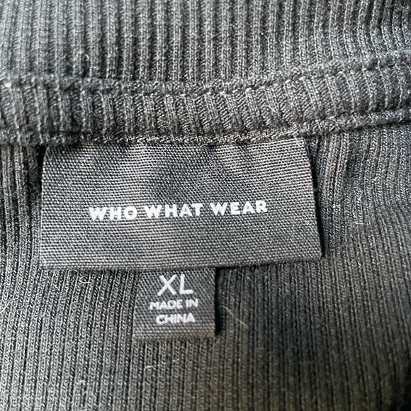 Who What Wear Ribbed Top - Picture 3 of 5